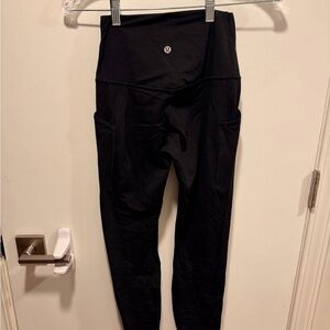 lululemon athletica Black Leggings with pockets